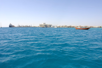 Port Sudan -  a port city in eastern Sudan, and the capital of the state of Red Sea
