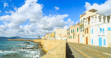 A shore of Alghero, Sardinia, Italy