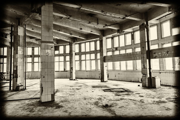 Abandoned production premise