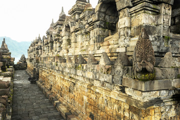 Fototapeta premium The temple of Borobudur on Java, Indonesia