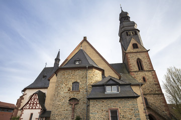 Fototapeta na wymiar hofheim am taunus historic village germany