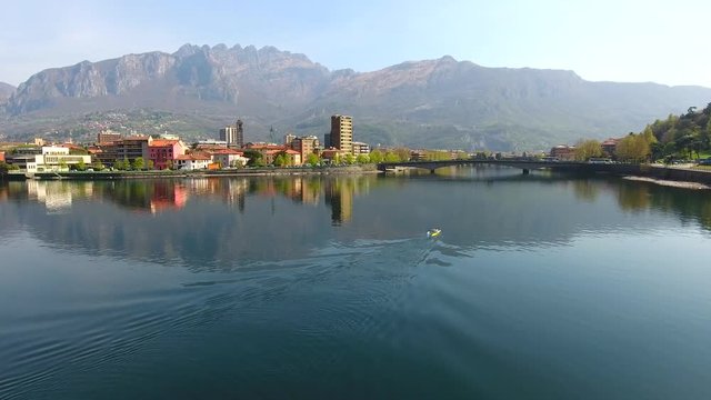 Kayaking on Como Lake