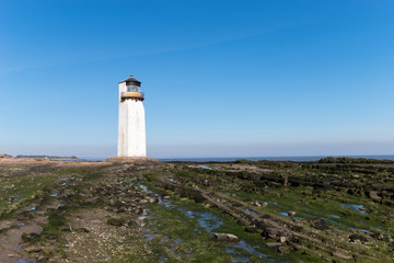 Fototapeta na wymiar Southerness Lighthouse, Dumfries and Galloway, Scotland