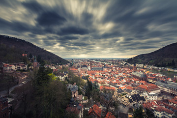 Unwetter über Heidelberg