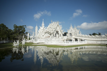 THAILAND CHIANG RAI WAT RONG KHUN WHITE TEMPLE