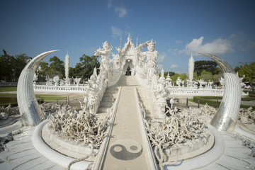Obraz premium THAILAND CHIANG RAI WAT RONG KHUN WHITE TEMPLE