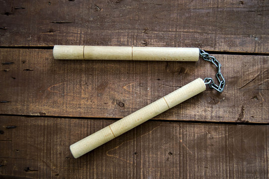 Nunchaku, nunchaku, kung fu and nunchaku used in combat


