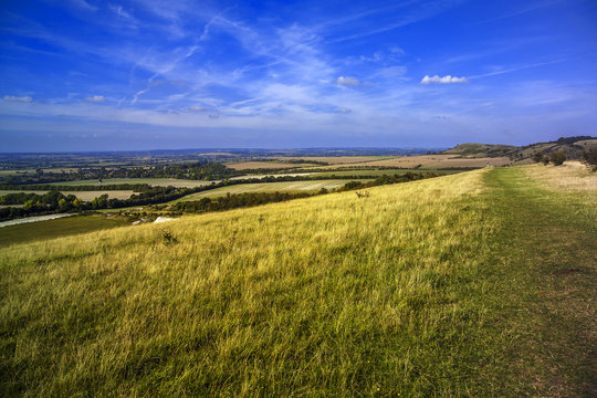 chiltern hills ridgeway path buckinghamshire england uk