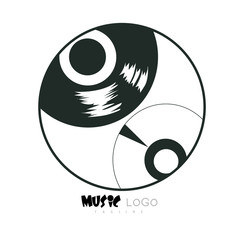 Vector logo music 