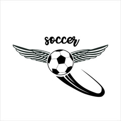 Soccer Logo Design Template, Football badge team identity