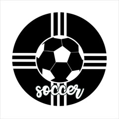 Soccer Logo Design Template, Football badge team identity