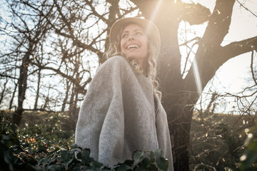 Woman outdoor.