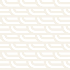 Seamless monochrome geometric pattern. Abstract stripy geometric background. Stylish vector lines print