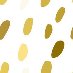 Seamless pattern with hand drawn colorful scattered confetti spots.