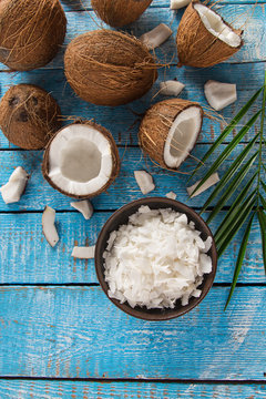 close up of a coconuts