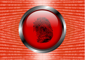 botão de reconhecimento de digital © AGPhotography
