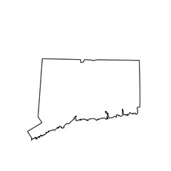 map of the U.S. state Connecticut - 143171295