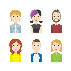 simple people avatar business and carrier character - 143172644