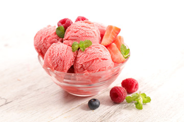 strawberry ice cream
