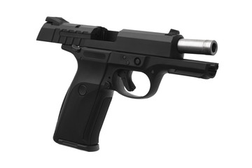 Pistol isolated on white