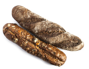 crusty fresh homemade rye bread