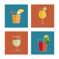 Drink concept with icon design, vector illustration 10 eps graphic.