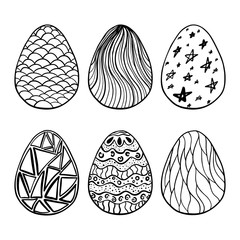 Fototapeta premium eggs set