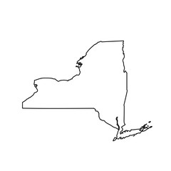 map of the U.S. state of New York 