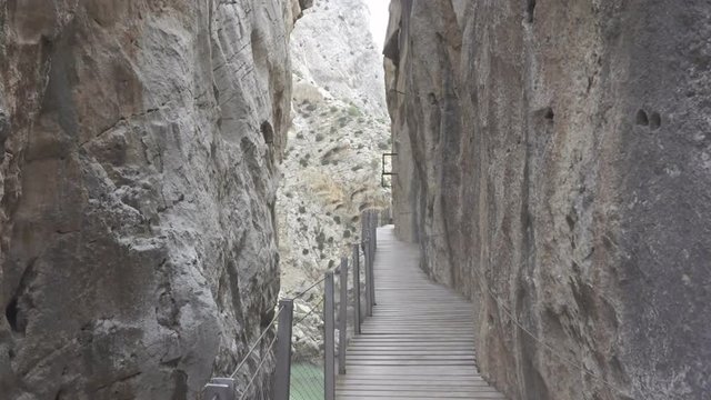 Walking on 'El Caminito del Rey'