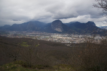 Fototapeta premium Vallée du Grésivaudan (Isère)