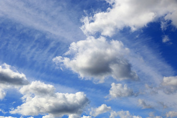 Obraz premium nice spring sky with clouds