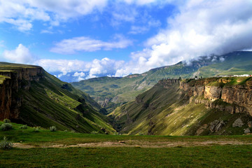 In the Caucasus mountains