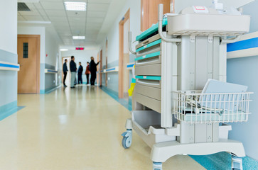 Corridor in the hospital