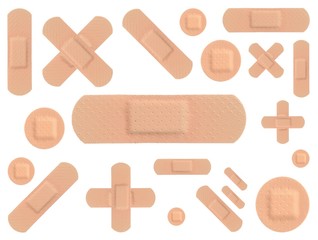 Various Strips of BAND AID PLASTER - Medical Equipment 