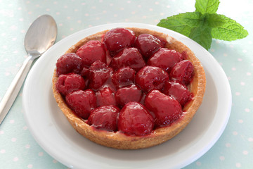 tartelette à la framboises