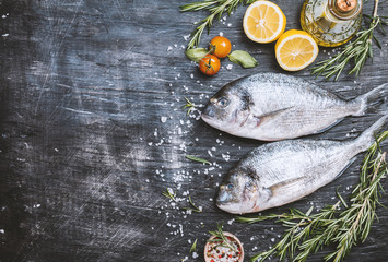 Fresh uncooked dorado