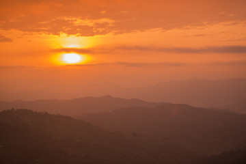 THAILAND CHIANG RAI MAE SALONG LANDSCAPE