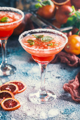 Blood Orange Margarita cocktail