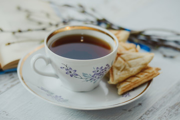 Breakfast spring day