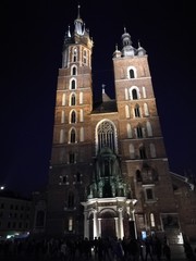 Fototapeta na wymiar church of santa maria in krakow
