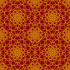 Abstract Seamless Pattern. Vintage Ornament Pattern. 