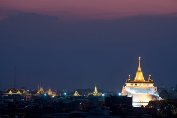 The Golden Mount - Wat Saket : great view over Bangkok, there are number of status of Buddhas and temple bells on the way up and down. Distinctive temple to visit.