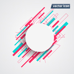 background Flat Design (for Logos, Flyers, Covers, Posters, Banner) Vector illustration.
