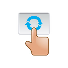 Obraz premium Color Icon - Gesture