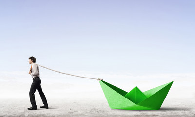 Obraz premium Water transporation concept