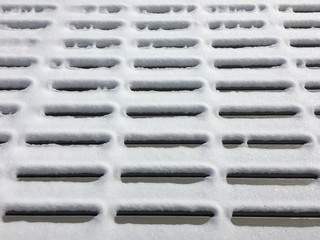 Snow Design on a Deck