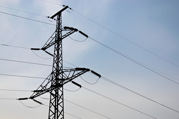 High voltage post or High voltage tower