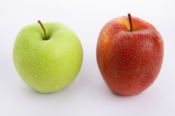 Juicy appetizing apples