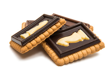 Fresh american cookies. chocolate cookies