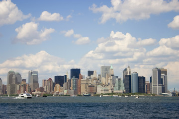 Naklejka premium Manhattan. New York City skyline